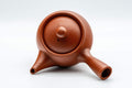 Japanese Kyusu - 福仙 Fukusen Suzuki Maru-gata Tokoname-yaki Debeso Teapot - 230ml - top-down view showing the lid and side handle