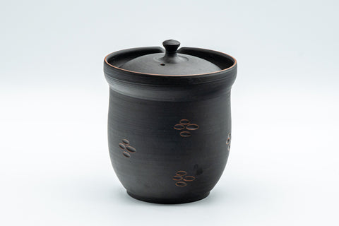 Japanese Chaho - 石龍 Uemura Hiroyuki, Sekiryu Kiln - Black Kurodei Tokoname-yaki Sasame Teapot - 300ml - Tezumi