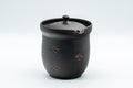 Japanese Chaho - 石龍 Uemura Hiroyuki, Sekiryu Kiln - Black Kurodei Tokoname-yaki Sasame Teapot - 300ml - Tezumi