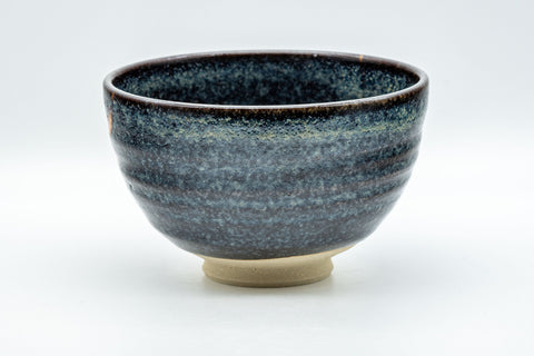 Japanese Matcha Bowl - Hare's Fur Glazed Wan-nari Chawan - 450ml