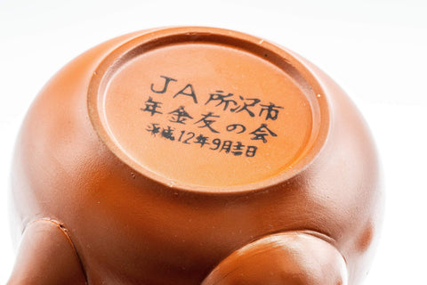 Tezumi — Japanese Kyusu - Plum Blossoms Tokoname-yaki Teapot - 350ml — gift-wrapping photo
