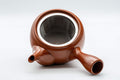 Tezumi — Japanese Kyusu - Plum Blossoms Tokoname-yaki Teapot - 350ml — interior view showing the filter