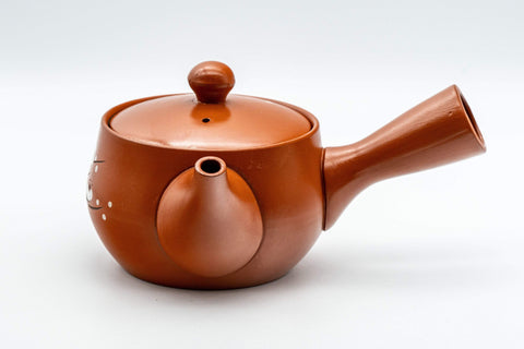 Japanese Kyusu - 義仙 Gisen Morishita Calligraphy Ume Tokoname-yaki Teapot - 300ml