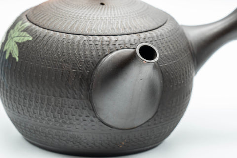 Japanese Kyusu - 玉光 Gyokko - Tochiri-style Momiji Yōhen Tokoname-yaki Debeso Teapot - 250ml