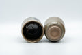 Japanese Teacups - Pair of Yukiyama Kiln Meoto Yunomi - top-down view of both cups showing the interiors