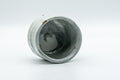 Japanese Teacup - Wabi-Sabi Tsutsu-gata Yunomi - 90ml - high angle view into the interior