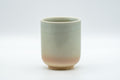 Japanese Teacup - Tsutsu-gata Hagi-yaki Yunomi - side view of the cup
