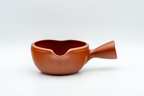 Japanese Yuzamashi - Heart-shaped Red Shudei Tokoname-yaki Water Cooler - 170ml