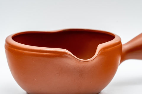 Japanese Yuzamashi - Heart-shaped Red Shudei Tokoname-yaki Water Cooler - 170ml