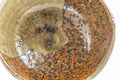Japanese Matcha Bowl - Goma Hira-gata Shigaraki-yaki Chawan - 250ml - closeup of the wood ash glaze texture