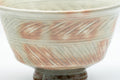 Japanese Matcha Bowl - Gohonte Hatazori-gata Kyo-yaki Chawan - 350ml - top-down view into the well of the bowl