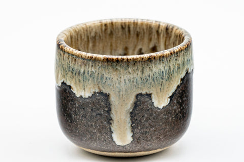 Japanese Teacups - Pair of Hare's Fur Glazed Guinomi - 45ml