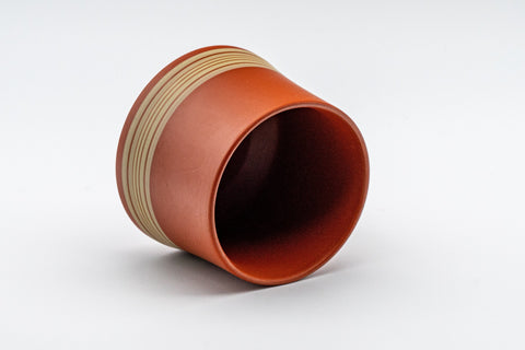 Japanese Teacup - Striped Tokoname-yaki yunomi - 115ml