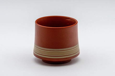 Japanese Teacup - Striped Tokoname-yaki yunomi - 115ml