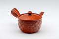 Japanese Kyusu - Tokoname-yaki Teapot with Mesh Filter - 200ml - three-quarter view from the opposite side
