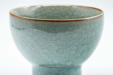 Japanese Teacup - Celadon Glazed Kiyomizu-yaki Yunomi - 130ml