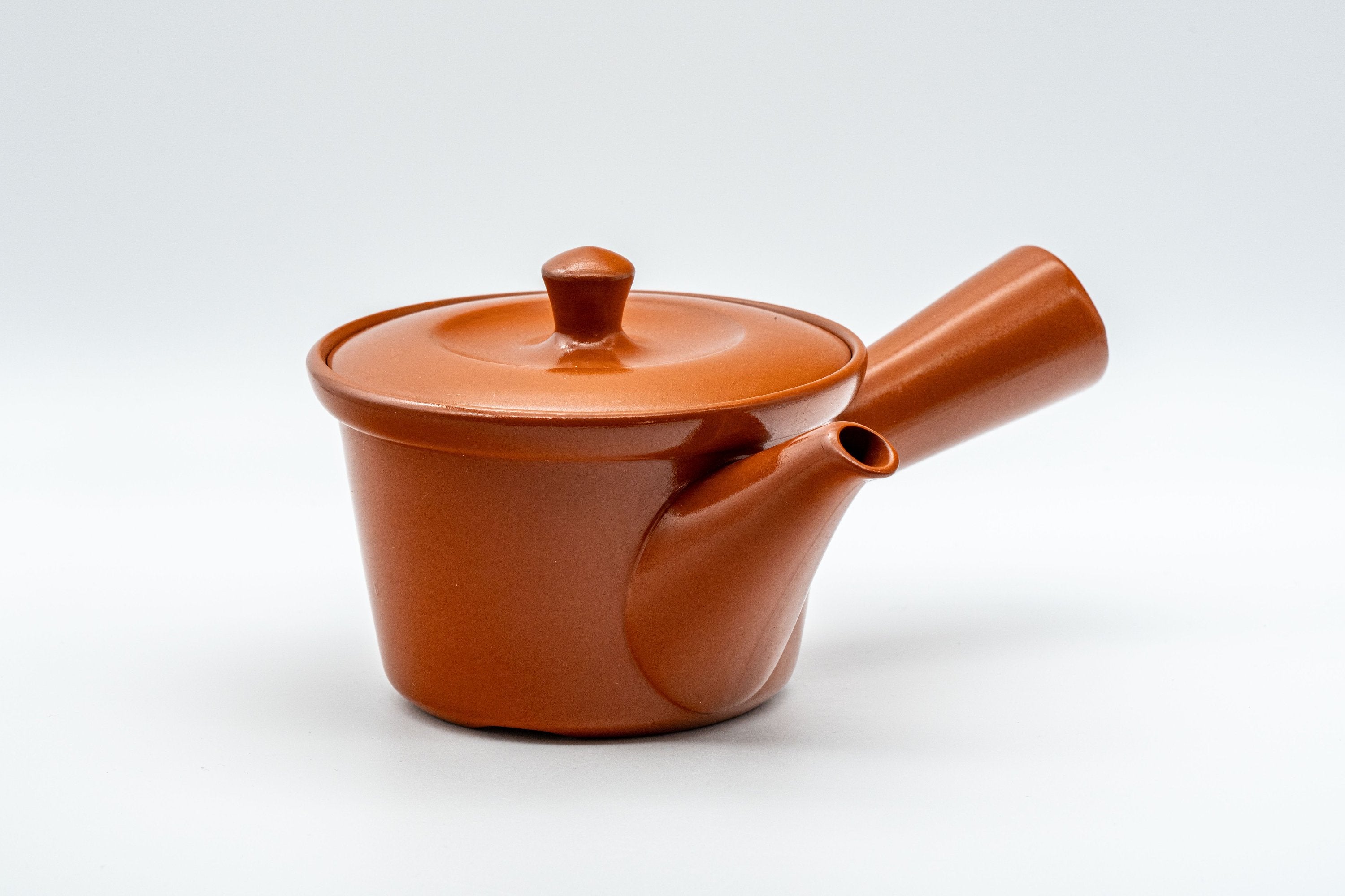 Japanese Kyusu - Trapezoidal Tokoname-yaki Teapot - 250ml