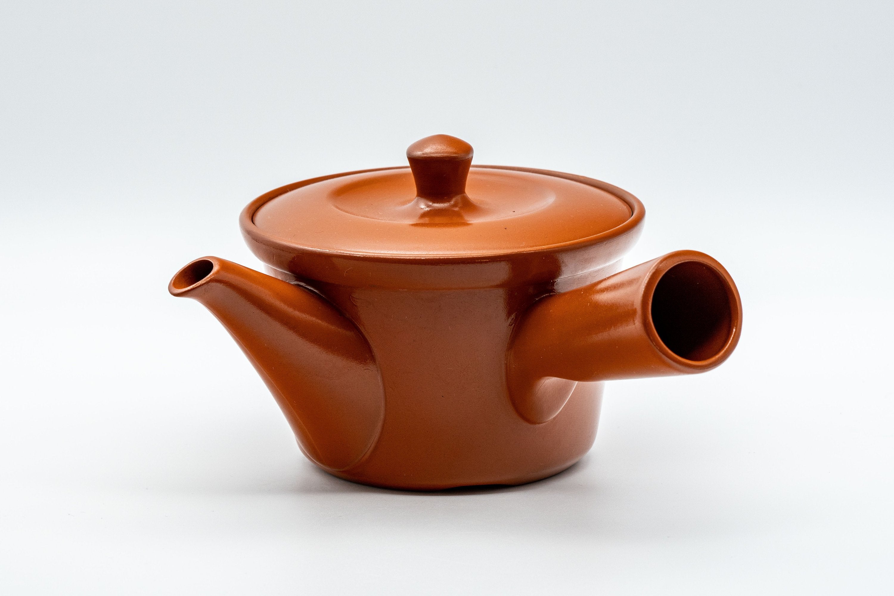 Japanese Kyusu - Trapezoidal Tokoname-yaki Teapot - 250ml