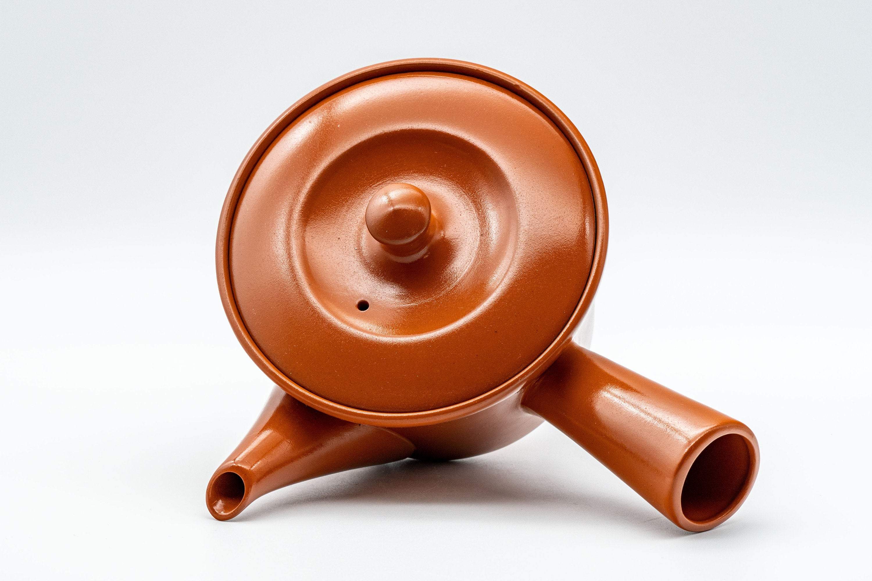 Japanese Kyusu - Trapezoidal Tokoname-yaki Teapot - 250ml