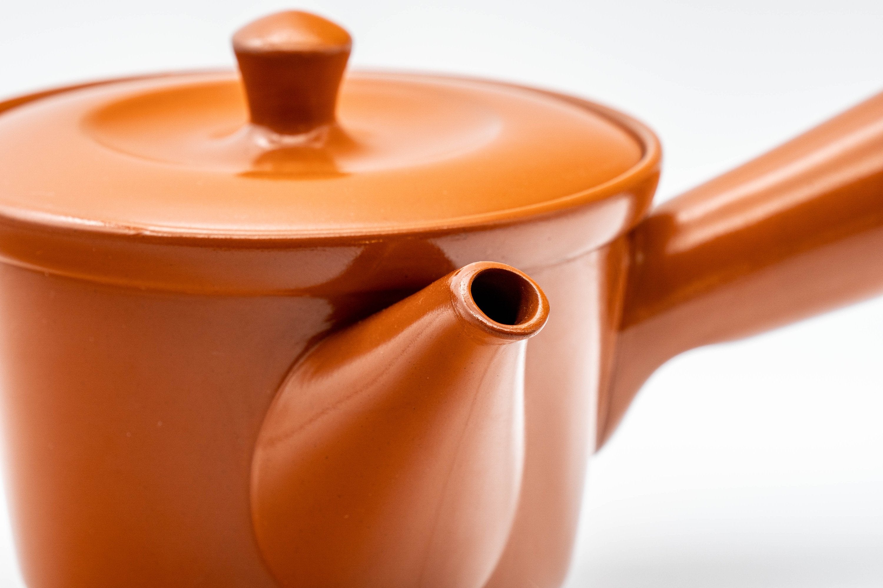 Japanese Kyusu - Trapezoidal Tokoname-yaki Teapot - 250ml