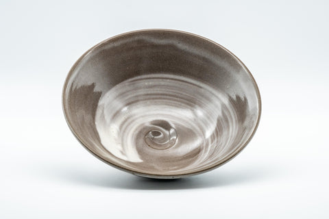 Japanese Matcha Set - Hakeme Hira-gata Summer Chawan with Bamboo Chasen Whisk and Chashaku Scoop - 250ml