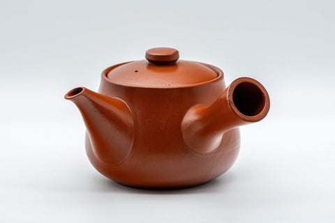 Japanese Kyusu - Bamboo Nasu-gata Tokoname-yaki Debeso Teapot - 300ml - Tezumi