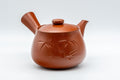 Japanese Kyusu - Bamboo Nasu-gata Tokoname-yaki Debeso Teapot - 300ml - Tezumi