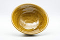 Japanese Matcha Bowl - Hira-gata Summer Chawan - 300ml - top-down view of the glazed interior
