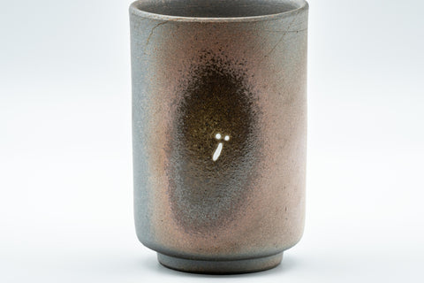 Japanese Teacups - Pair of Green Ash Tsutsu-gata Yunomi - 180ml