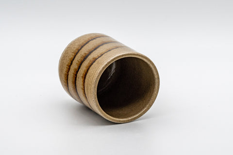 Japanese Teacup - Crazed Glazed Tsutsu-gata Yunomi - 160ml