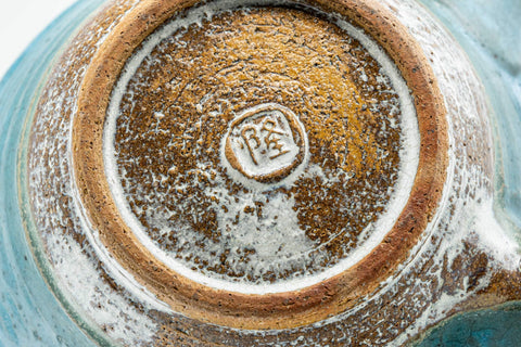 Tezumi — Japanese Kyusu - Large Blue White Unique Do-ake Teapot - 350ml — additional view