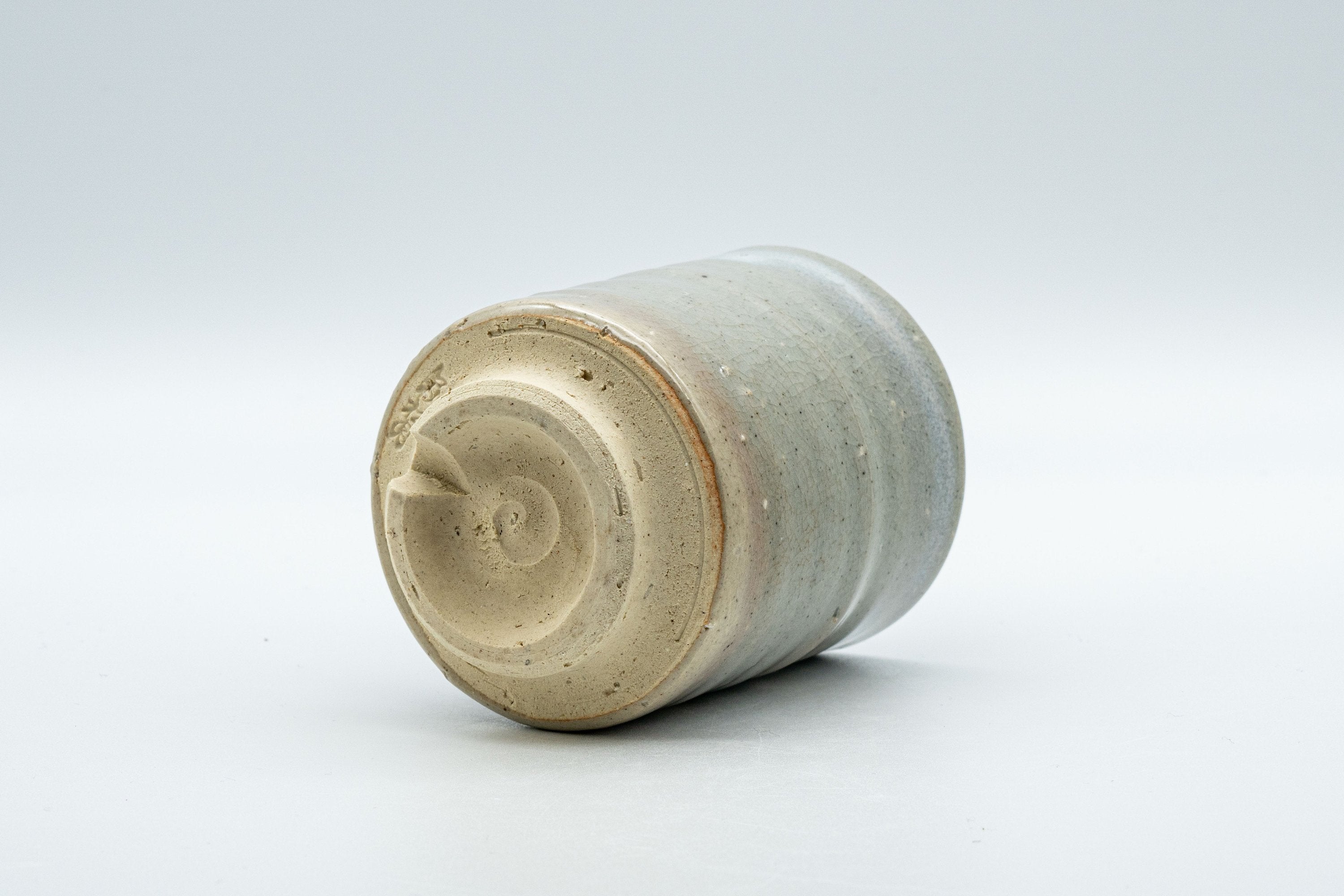 Japanese Teacup - Gohonte Tsutsu-gata Hagi-yaki Yunomi - 140ml - Tezumi