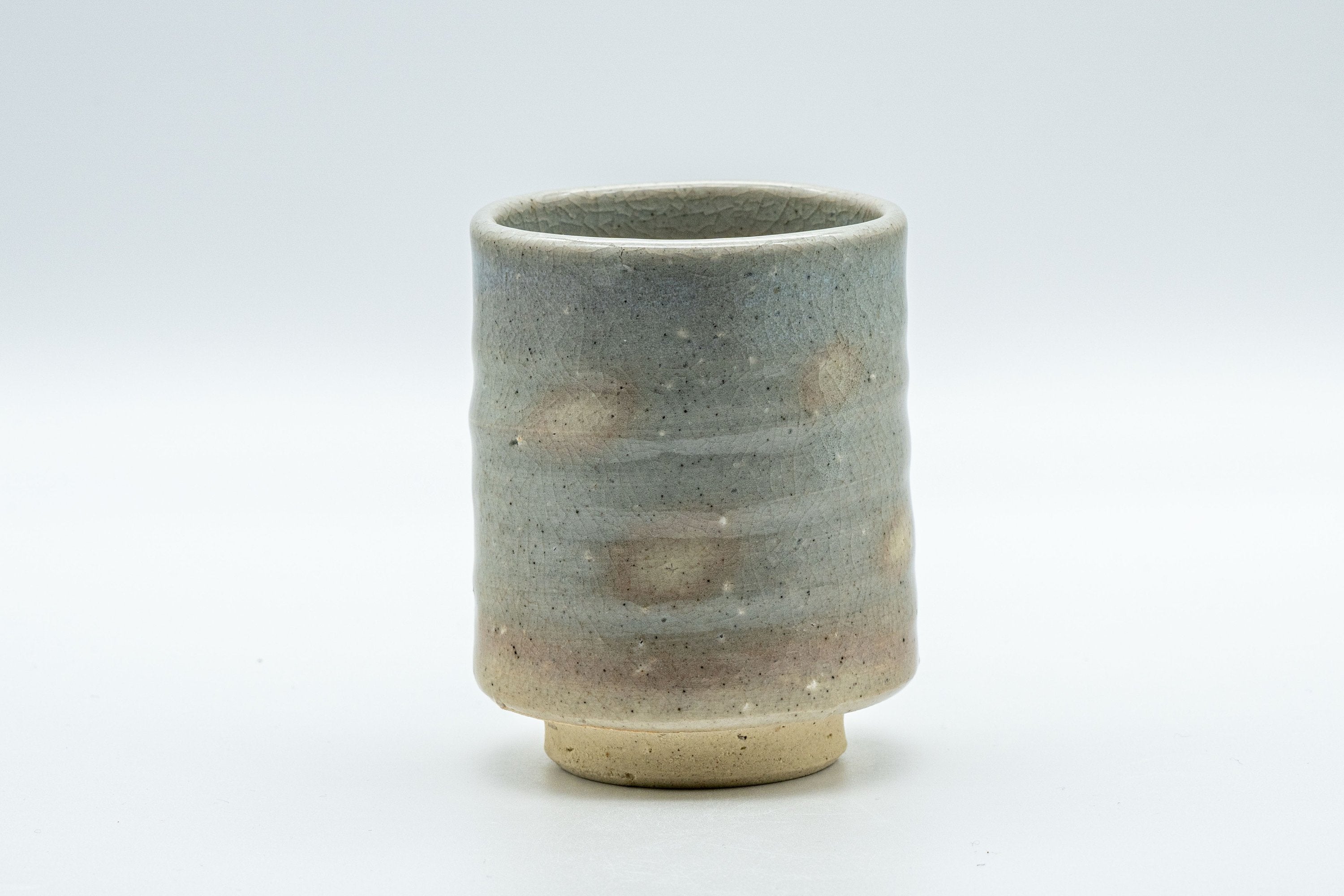 Japanese Teacup - Gohonte Tsutsu-gata Hagi-yaki Yunomi - 140ml - Tezumi