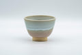 Japanese Teacup - Hagi-yaki Senchawan - 100ml - front view of the Hagi-yaki teacup with finely crazed glaze