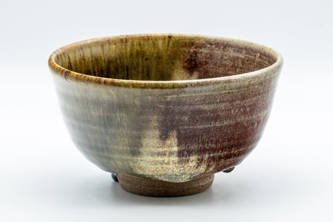 Tezumi — Japanese Matcha Bowl - Hare's Fur Drip Glazed Wan-nari Chawan - 400ml — front view