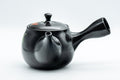 Japanese Kyusu - Black Kurodei Tokoname-yaki Teapot - 375ml - Tezumi