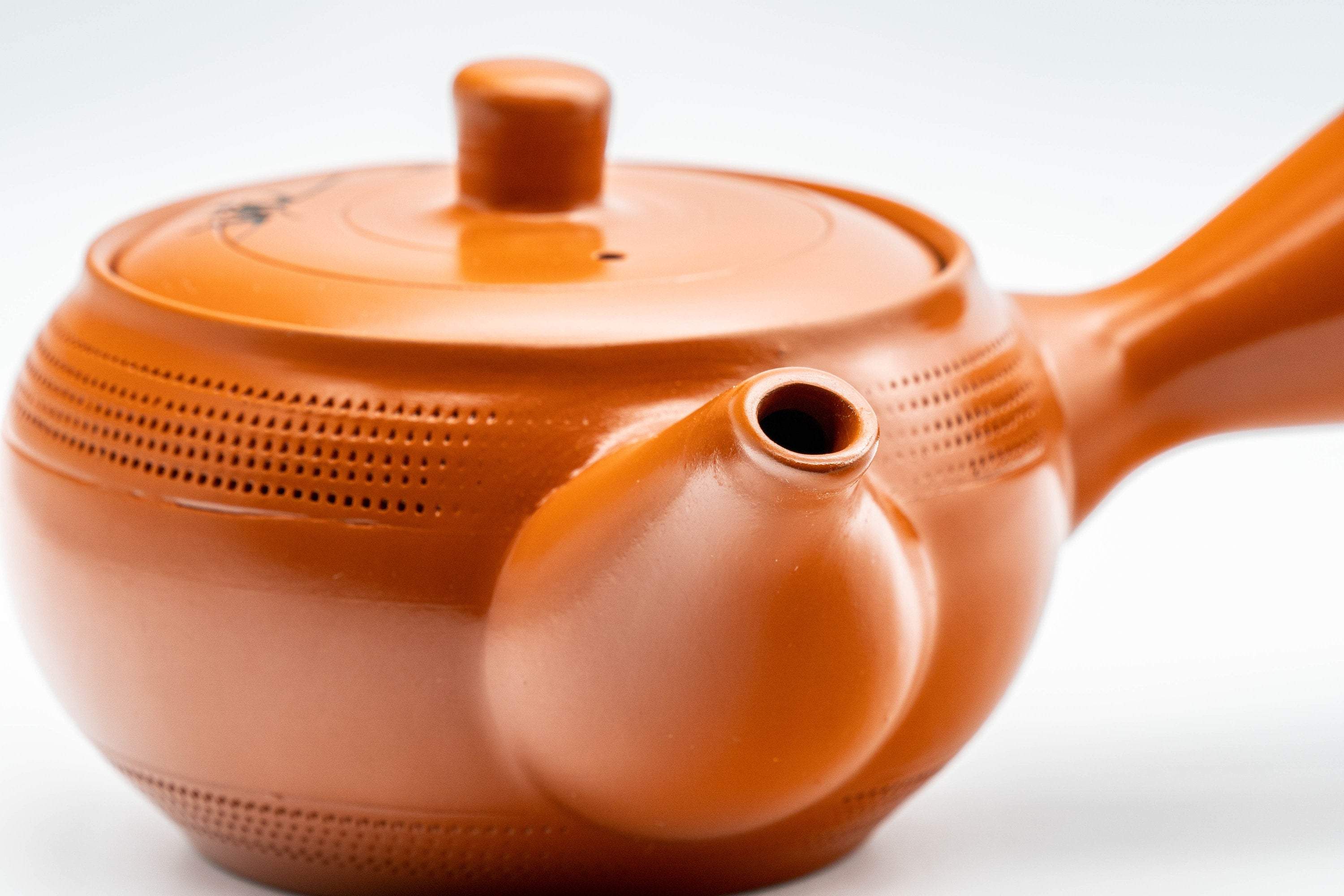 Japanese Kyusu - Bamboo Tokoname-yaki Teapot - 300ml - Tezumi