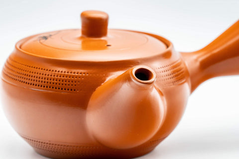 Japanese Kyusu - Bamboo Tokoname-yaki Teapot - 300ml - Tezumi