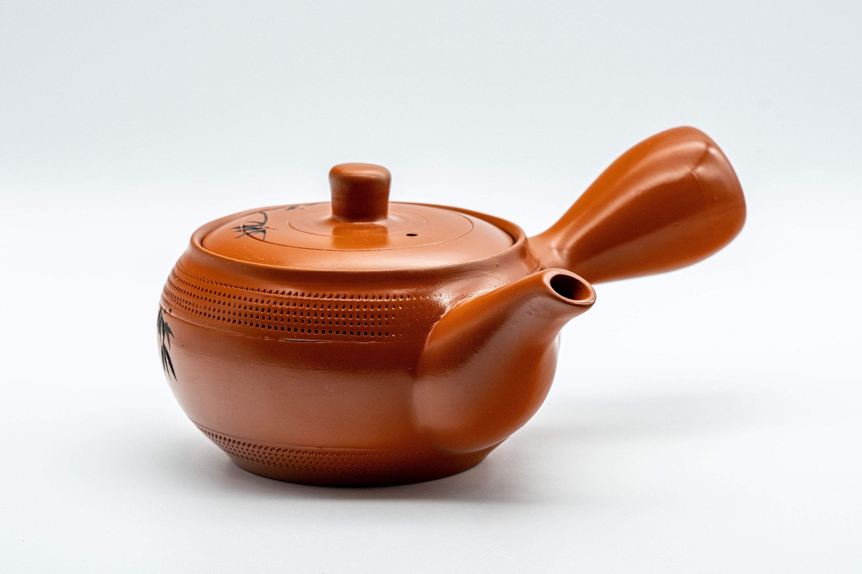 Japanese Kyusu - Bamboo Tokoname-yaki Teapot - 300ml - Tezumi