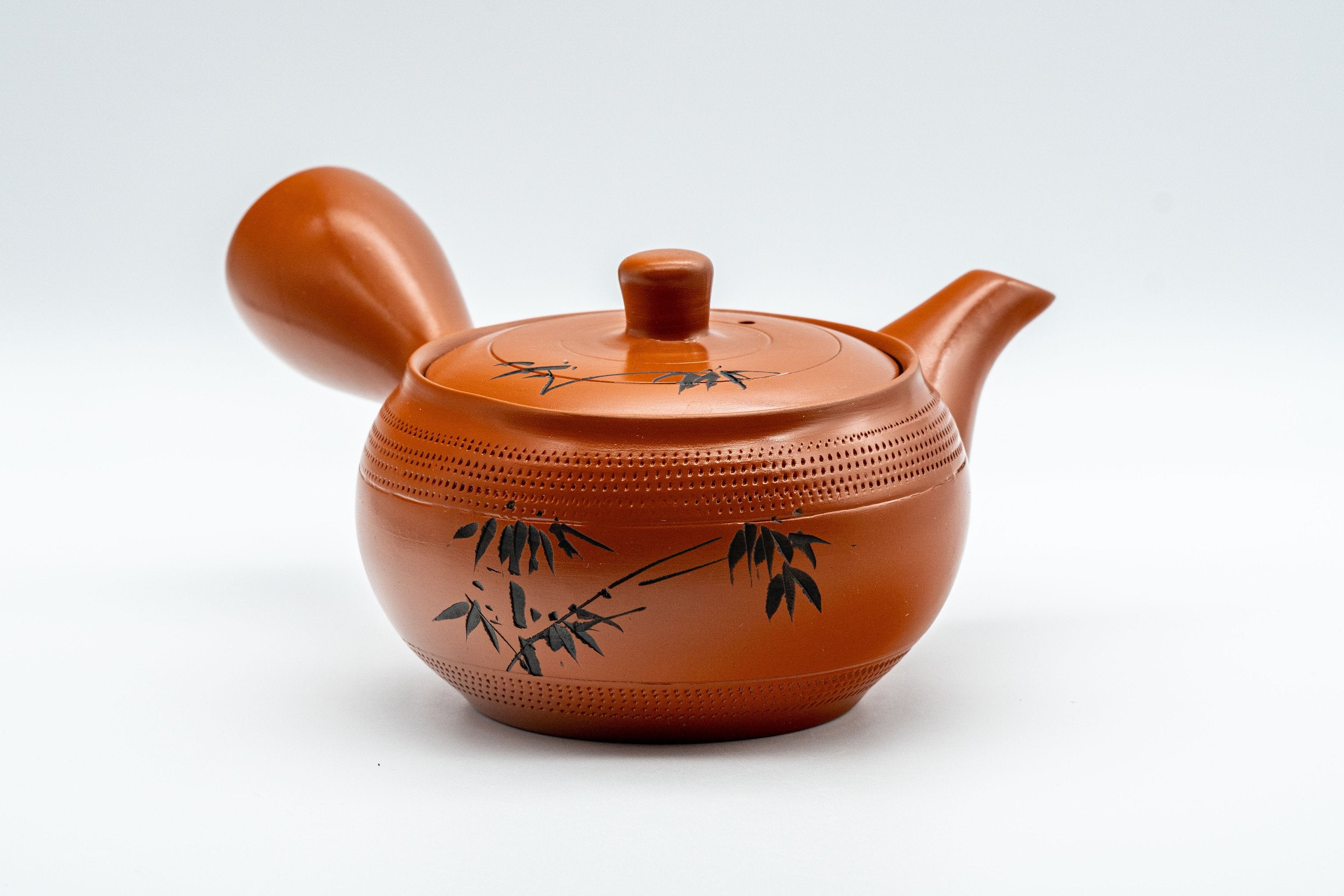 Japanese Kyusu - Bamboo Tokoname-yaki Teapot - 300ml - Tezumi