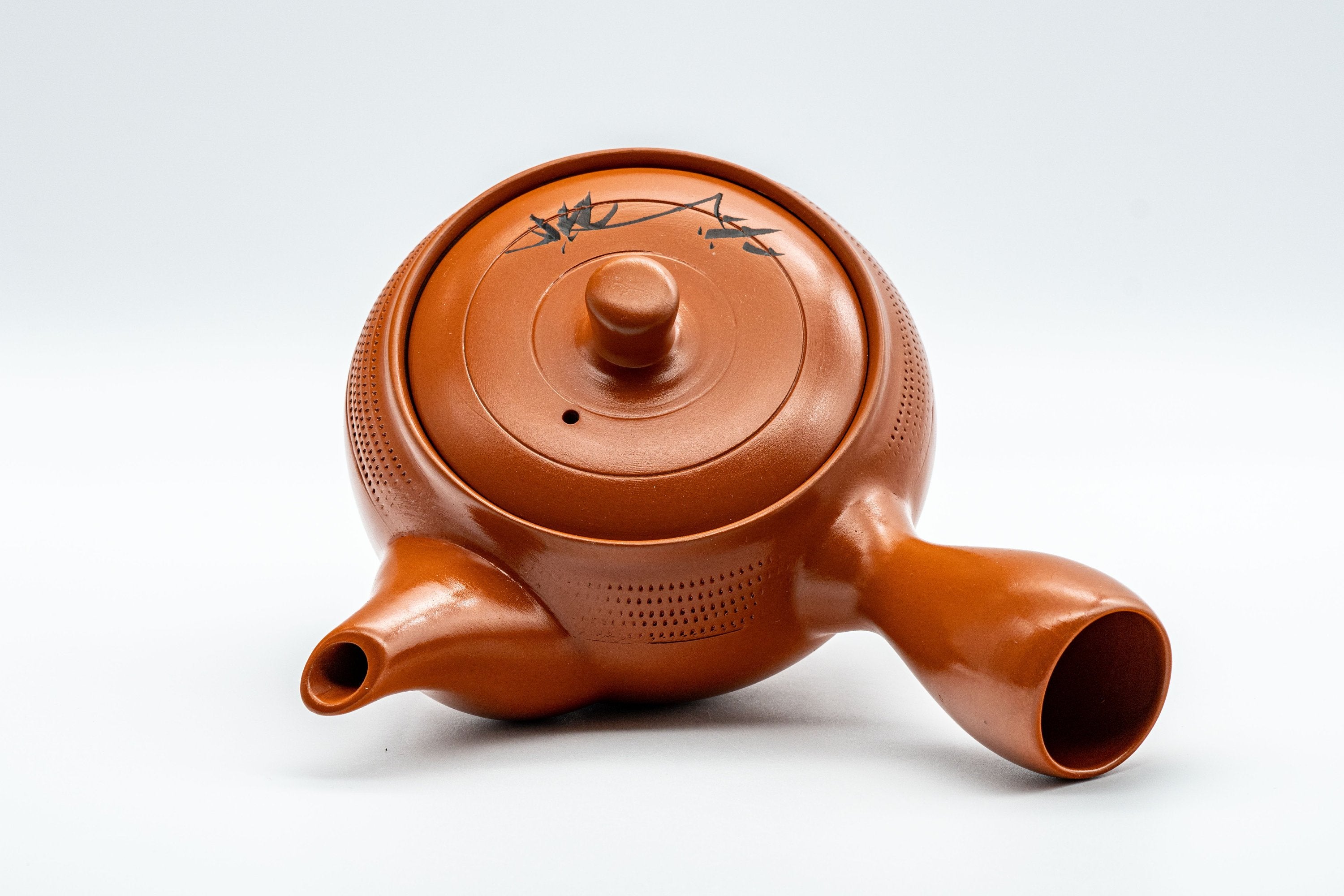 Japanese Kyusu - Bamboo Tokoname-yaki Teapot - 300ml - Tezumi