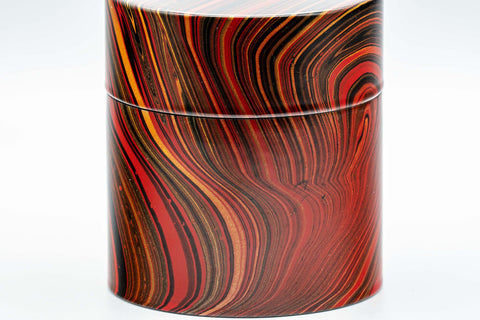 Japanese Chazutsu - Marbled Tea Canister - 220ml - Tezumi