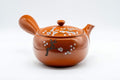 Tezumi — Japanese Kyusu - Large Sakura Tokoname-yaki Teapot - 600ml — three-quarter view