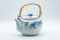 Japanese Tea Set - Porcelain Arita-yaki Dobin Debeso Teapot with 5 Lidded Yunomi - Tezumi