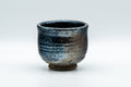 Japanese Teacup - Metallic Bronze Glazed Yunomi - 200ml - front view of the cup showing its metallic bronze glaze
