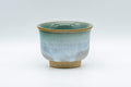 Tezumi — Japanese Teacup - Flared Blue-green Yunomi - 125ml — three-quarter view