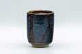 Tezumi — Japanese Teacup - Blue Yuteki Yunomi - 110ml — front view