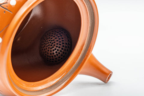 Japanese Kyusu - Sakura Cherry Blossoms Tokoname-yaki Debeso Teapot - 330ml