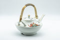 Japanese Kyusu - White Crane and Tortoise Do-ake Tea and Sake Pot - 300ml - Tezumi