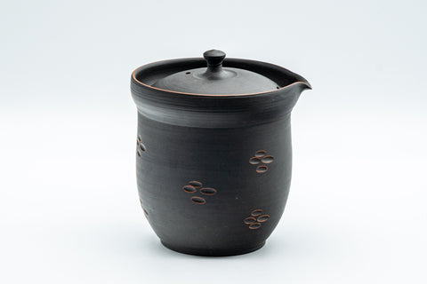 Japanese Chaho - 石龍 Uemura Hiroyuki, Sekiryu Kiln - Black Kurodei Tokoname-yaki Sasame Teapot - 300ml - Tezumi